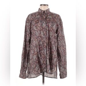 Scanlan Theodore Brown Paisley Shirt